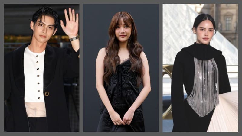 16 тайских звёзд на Неделе моды в Париже октябрь 2025