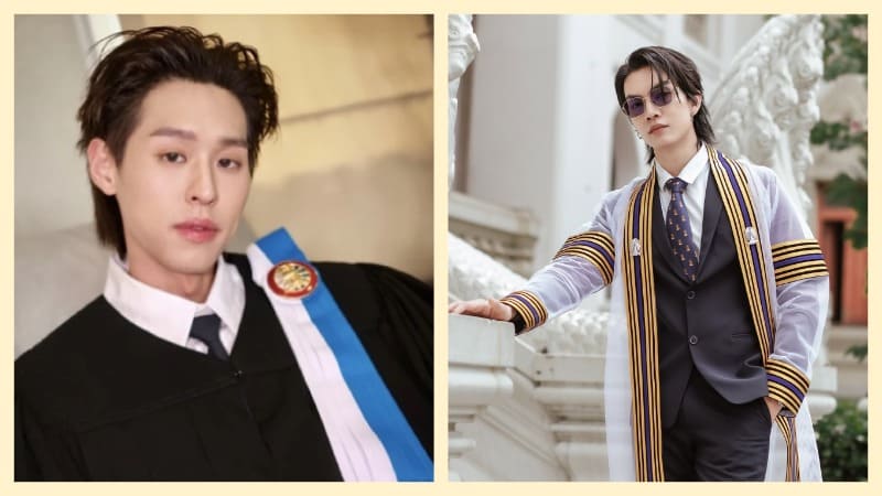 Тайские актёры Биллкин Путтипонг и Бот Ёнгют получили степени магистро